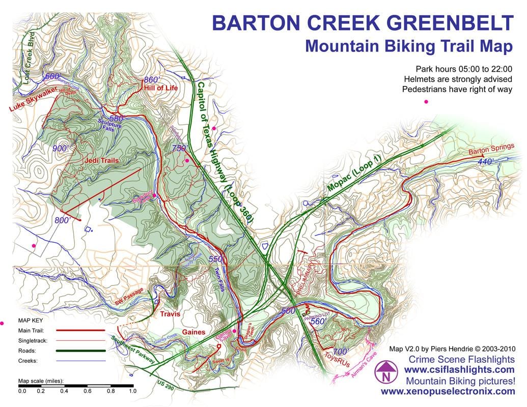 greenbelt kartes Austin