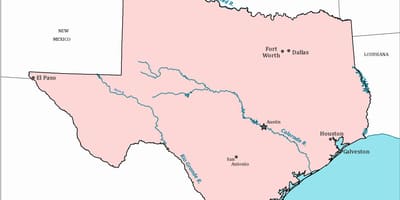 Austin, texas kartē
